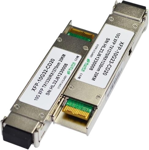 XFP الألياف وحدات جهاز الإرسال والاستقبال البصري 1270/1330NM WDM XFP 10G XFP 20km مع موصل LC in Kuwait