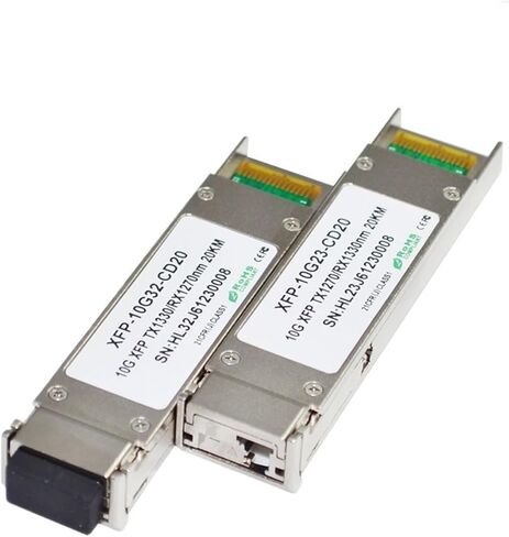 XFP الألياف وحدات جهاز الإرسال والاستقبال البصري 1270/1330NM WDM XFP 10G XFP 20km مع موصل LC in Kuwait
