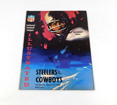 1965 Dallas Cowboys at Pittsburgh Steelers NFL Football Program 10-31-65 - NFL Programs in Saudi Arabia