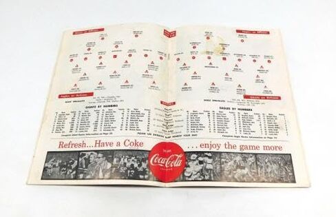 1962 Philadelphia Eagles at New York Giants NFL Football Program 11-18-62 - NFL Programs in Saudi Arabia