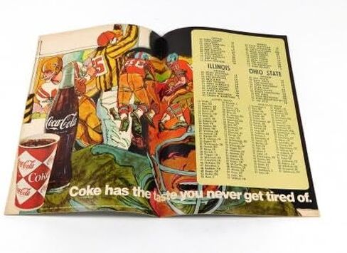 1968 Ohio State at Illinois College Football Program 10-26-68 - College Programs in Saudi Arabia