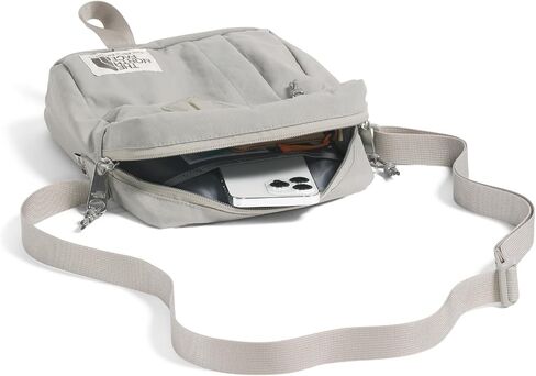 The North Face Berkeley Crossbody Bag | حزام قابل للتعديل ، والتشطيب المائي ، والمقسم الداخلي والجيب الخارجي ، والبلاطة الحجرية ، وحجم واحد in Saudi Arabia