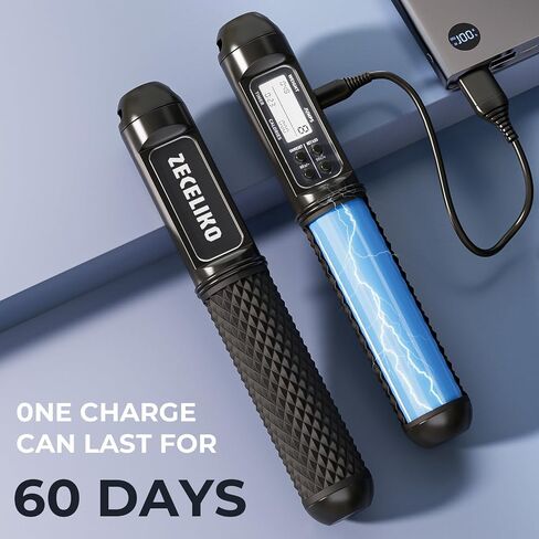 حبل قفزة ذكية مع عرض LED ومكافحة القفز ، وتصميم مستلزم مرجح لـ Home Gym & Hiit ، وسلك فولاذي قابل للتعديل للياقة البدنية ، والقفزات ، والسعرات الحرارية والوقت ، للرجال والنساء والأطفال in Saudi Arabia