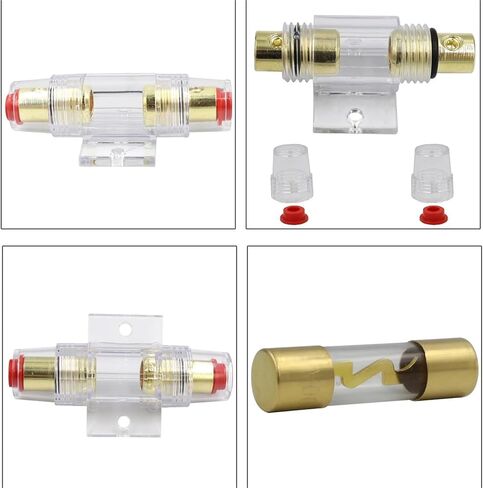 Auto Car Fuse Holder Block 30a 60a 100a Fuse Holder Audio في خط Amp Ampplifier Fuse Holder 1PCS (حامل FUSE 30A) in Saudi Arabia