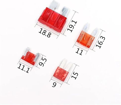 12V Fuse Holder Add-a-Circuit Adapter Mini Small Standard ATM APM Blade Auto Fuse with Holder with 10A Blade Car Fuse 1Pcs(Mirco2) in Saudi Arabia