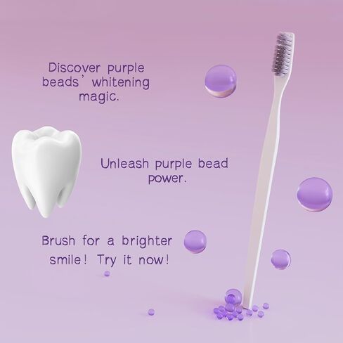 2 حزمة 7-PRO تبييض معجون الأسنان | تبييض عميق و 7 بروبيوتيك لصحة الفم | الخرز الأرجواني للحصول على نضارة إضافية | خالية من الفلورايد in Kuwait