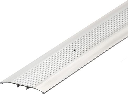 7" Wide x 1/2" Heavy Duty Corrugated Aluminum Threshold Made in USA (3 FT (36") Long) in Saudi Arabia