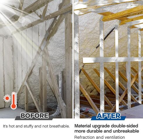 Ireer 4ft *250ft مشع عزل العزل لفة العلية العلية العاكس الدرجة العاكسة شقا in Kuwait