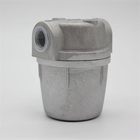 Oil filter for oil burner Aluminum Cup 1/4" 3/8" Small Diesel Fuel Filter for Boiler oil strainer filter 25L/H(1 of 4 inch) in Saudi Arabia