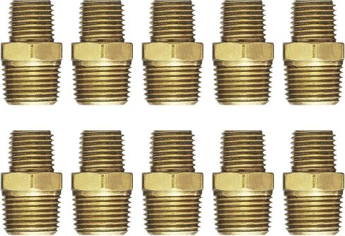Milton Hex Nipple Hose Fitting ، 3/8 "Mnpt X 1/4" Mnpt ، صندوق 10 (646-1) in Saudi Arabia
