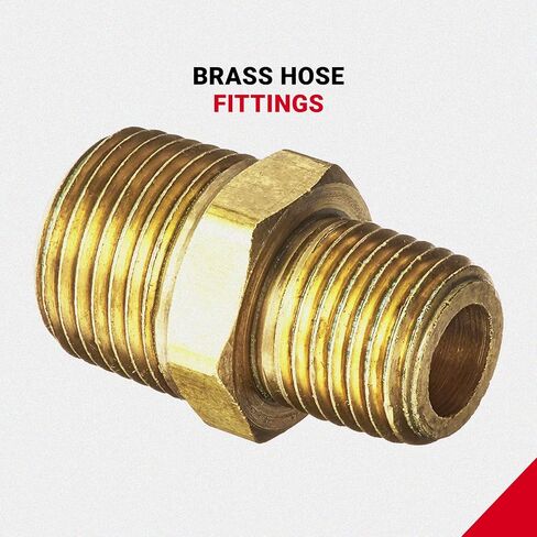 Milton Hex Nipple Hose Fitting ، 3/8 "Mnpt X 1/4" Mnpt ، صندوق 10 (646-1) in Saudi Arabia