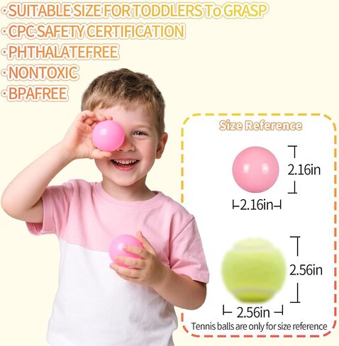 Ball Pit Balls Plastic Balls for Ball Pit Phathalate Free BPA Free Plastic Balls 100pcs 2.2" Set for Toddlers for Play Tent Tunnel in Saudi Arabia