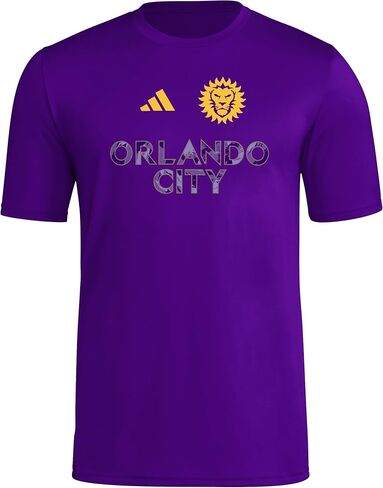 adidas Men's Orlando City Sc Pre-Game Short Sleeve T-Shirt in Saudi Arabia