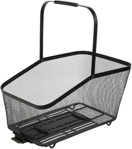 Topeak Urban Metal Mesh Rear Basket with 24L Capacity and Multi-Mount Panel Design (Black) in Saudi Arabia
