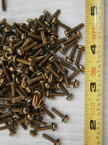 حزمة جديدة من مسامير الماكينة 4/40 × 1/2 Phillips Pan Head الصلب الأصفر الكثير من 75#2390 متعددة الأغراض مجموعة متنوعة شاملة للأجهزة Wnynenh05153 in Saudi Arabia
