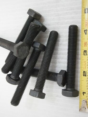 New Pack of Machine Screws M12 x 80 Hex Cap Class 8.8 DIN 933 Steel Lot of 4#2138 Multi-Purpose Comprehensive Hardware Fastener Assortment Kit WnyNEH03831 in Saudi Arabia