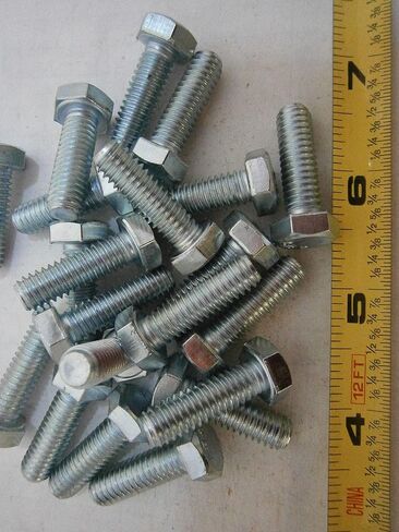New Pack of Hex Cap Bolts 5/16-18 x 1 Grade 2 Steel Zinc Plated Lot of 14#2947 Multi-Purpose Comprehensive Hardware Fastener Assortment Kit WnyNEH03929 in Saudi Arabia
