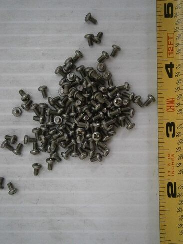 حزمة جديدة من المسمار المسمار 2-56 × 5/32 Phillips Pan الرأس الفولاذ المقاوم للصدأ الكثير من 25#1797 متعددة الأغراض مجموعة متنوعة شاملة أجهزة تشويش Wnynenh04483 in Saudi Arabia