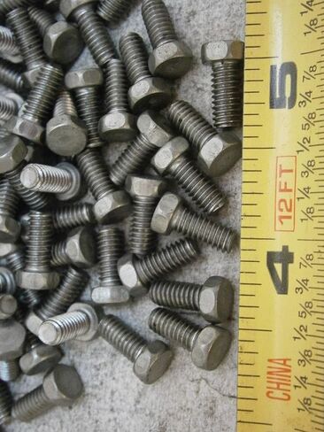 حزمة جديدة من المسمار المسمار #8/32 × 3/8 "مقلدة طويلة من الفولاذ المقاوم للصدأ من 25 #5809 متعددة الأغراض مجموعة التماثل أجهزة تشويش Wnyneh05239 in Saudi Arabia