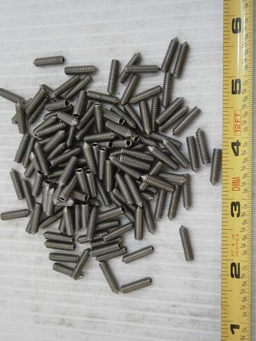 حزمة جديدة من البراغي مجموعة 8-32 × 5/8 مخروط النقطة الفولاذ المقاوم للصدأ الكثير من 10#2264 متعددة الأغراض مجموعة متنوعة شاملة للأجهزة. in Saudi Arabia