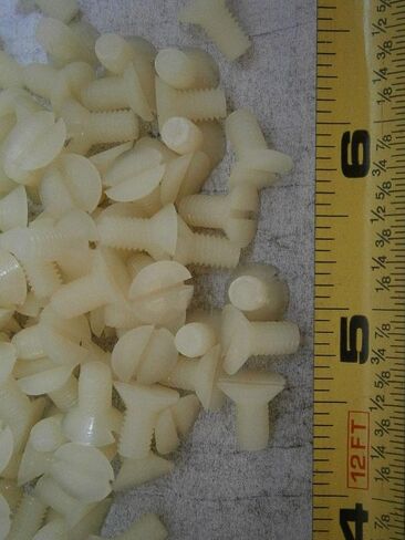 حزمة جديدة من مسامير الماكينة #10/32 × 3/8 "نايلون مسطحة طويلة من 50 #4735 متعددة الأغراض مجموعة التماثيل شاملة أجهزة تشويش Wnyneh04865 in Saudi Arabia