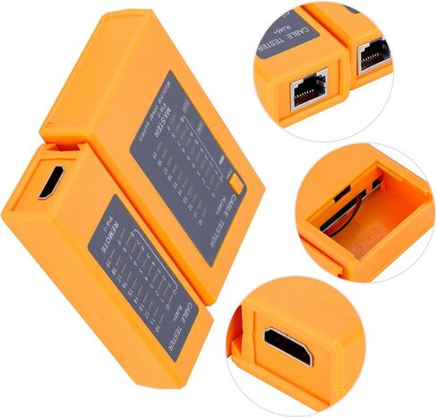 اختبار مكتشف الكابلات RJ45 ، اختبار الاستمرارية المحمولة لأزواج الأسلاك ، باليد باليد مع وحدة وبعيدة للاختبار in Saudi Arabia