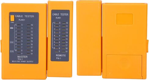اختبار مكتشف الكابلات RJ45 ، اختبار الاستمرارية المحمولة لأزواج الأسلاك ، باليد باليد مع وحدة وبعيدة للاختبار in Saudi Arabia