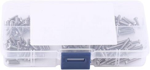 180pcs M2.5 Stainless Steel Pan Head Hex Socket Screws Set for Home and Office Appliance in Saudi Arabia