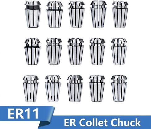 ER11 COLLET Chuck 1-7mm 1/4 1/8 AA 0.008mm دقة عالية ER COLLET لحامل التثبيت البت 1PCS (ER11 6.35MM) in Saudi Arabia