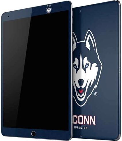 Skinit Skinit Tablet Skiner متمثلًا مع Ipad Air 13in M2 (2024) - التصميم المرخص رسميًا لجامعة كونيتيكت بوتسكيس in Saudi Arabia