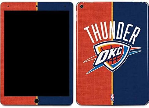 Skinit Decal Tablet Skin Compatible with iPad Air - Officially Licensed NBA OKC Thunder Split Design in Saudi Arabia
