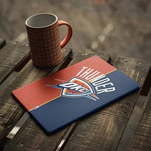 Skinit Decal Tablet Skin Compatible with iPad Air - Officially Licensed NBA OKC Thunder Split Design in Saudi Arabia