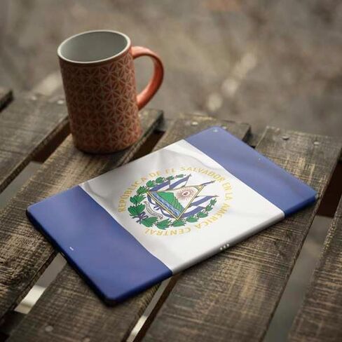 Skinit Decal Tablet Skin Compatible with iPad Air 13in M2 (2024) - Officially Licensed El Salvador Flag Design in Saudi Arabia