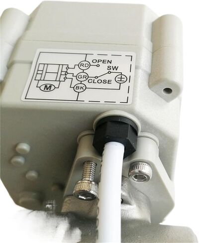 TFM25-S2-C ، الصمام النسبي 2 Way Brass 1 '' DN25 0-5V ، 0-10V ، 4-20MA تنظيم Valve DC9-24V 5 الأسلاك للتحكم في مياه HVAC (4-20MA Signal_4MA إلى 20mA) in Kuwait