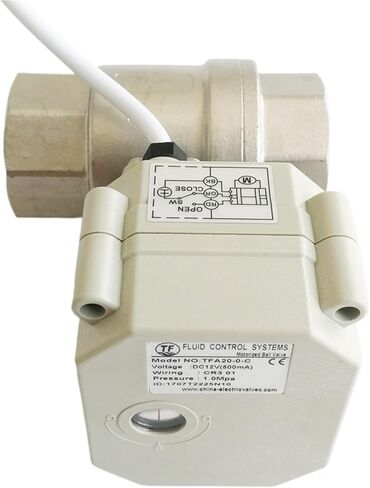 TFM25-S2-C ، الصمام النسبي 2 Way Brass 1 '' DN25 0-5V ، 0-10V ، 4-20MA تنظيم Valve DC9-24V 5 الأسلاك للتحكم في مياه HVAC (4-20MA Signal_4MA إلى 20mA) in Kuwait