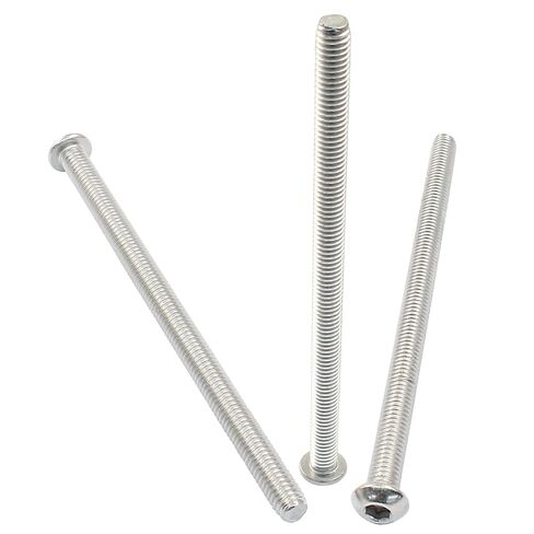 12 Pcs M6 x 60mm Button Head Socket Cap Bolts Screws, 304 Stainless Steel Button Head Socket Cap Metric Screws Bolts in Kuwait