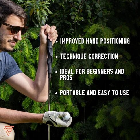 Fyco Golf Grip Trainer Anti-Slip and أكبر (23 سم) ، للرجال والنساء. Golf Grip Trainer لتدريب تحديد موقع اليد بشكل صحيح وتحقيق نجاحات أفضل. مصمم لاعبي الغولف اليمنى in Saudi Arabia