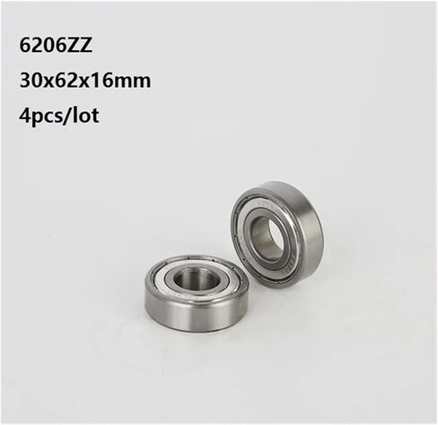 4pcs/lot 30x62x16mm 6206zz 6206z 6206 z zz المحامل 30 * 62 * in Saudi Arabia