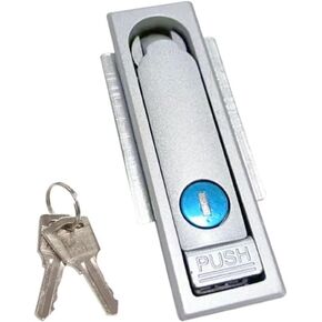 Zinc Alloy Electric Box Lock Electric Cabinet Lock Mechanical Plane Lock Universal Cabinet Lock 1Pcs(Silver-2pcs-Zinc) in Saudi Arabia