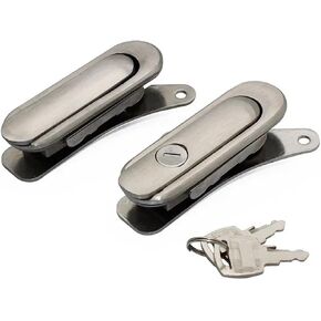 Outdoor Switch Electric Control Box Cabinet Door Plane Lock Tool Box Equipment Cabinet Door Stainless Steel Lock 1Pcs(403-1) in Saudi Arabia