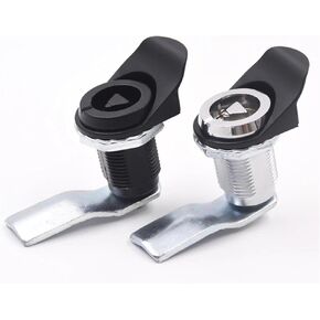 Zinc Alloy Ordinary MS816 Triangle Key Mini Cam Lock Triangle Electric Cabinet Dustbin Lock Pull Tongue Mailbox Metal Gym Lockes 1Pcs(2set-80mm-key) in Saudi Arabia