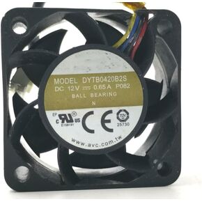 لـ DYTB0420B2S 12V 0.65A 7.2W 1500/12000RPM 40x40x20mm 4-ware مروحة التبريد in Kuwait