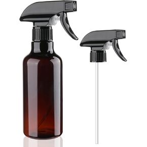 Spray Bottles 16.9oz Plastic Spray Bottle for Hair Mist/Stream Heavy Duty Empty Spray Bottles for Cleaning Solutions, Plants (16.9oz-Clear) in Kuwait