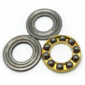 4pcs F2-6M F2.5-6M F3-8M F5-10M F6-12M F7-15M F8-16M F10-18M F12-21M F12-23M Mini 3-in-1 Plane Axial Ball Bearing Thrust Bearing(F12-23m 12x23x7.5) in Kuwait