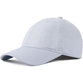 Zylioogo Excerize XXL Linen Baseball Cap ، قبعة أبي كبيرة كبيرة التنفس ، كاب غولف كراون ناعم للرؤوس الكبيرة 23 "-25.5" in Kuwait
