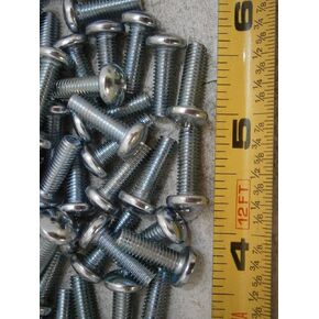 New Pack of Machine Screws #10/32 x 5/8" Long Phillips Pan Head Steel Zinc Lot of 75#4990 Multi-Purpose Comprehensive Hardware Fastener Assortment Kit WnyNEH05102 in Saudi Arabia