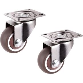 Small Casters Furniture Wheels Diameter 1.25inch 32mm Rubber Super Mute Wheels 2Pcs in Saudi Arabia