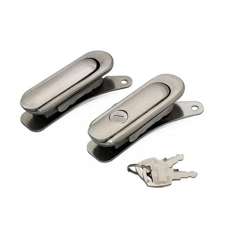 Outdoor Switch Electric Control Box Cabinet Door Plane Lock Tool Box Equipment Cabinet Door Stainless Steel Lock 1Pcs(403-1) in Saudi Arabia