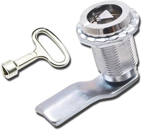 Zinc Alloy Ordinary MS816 Triangle Key Mini Cam Lock Triangle Electric Cabinet Dustbin Lock Pull Tongue Mailbox Metal Gym Lockes 1Pcs(2set-80mm-key) in Saudi Arabia