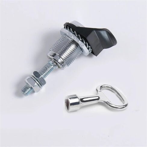 Zinc Alloy Ordinary MS816 Triangle Key Mini Cam Lock Triangle Electric Cabinet Dustbin Lock Pull Tongue Mailbox Metal Gym Lockes 1Pcs(2set-80mm-key) in Saudi Arabia